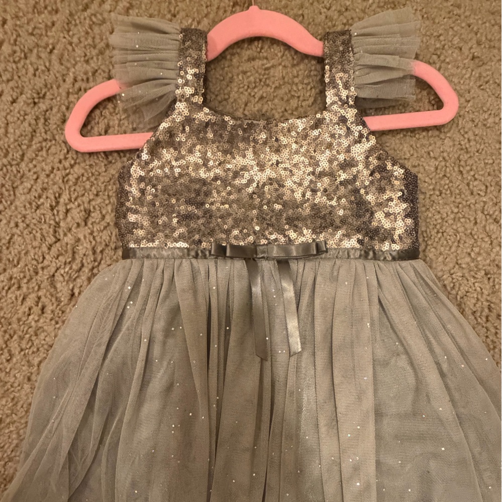 Popatu Gold Sequin Dress